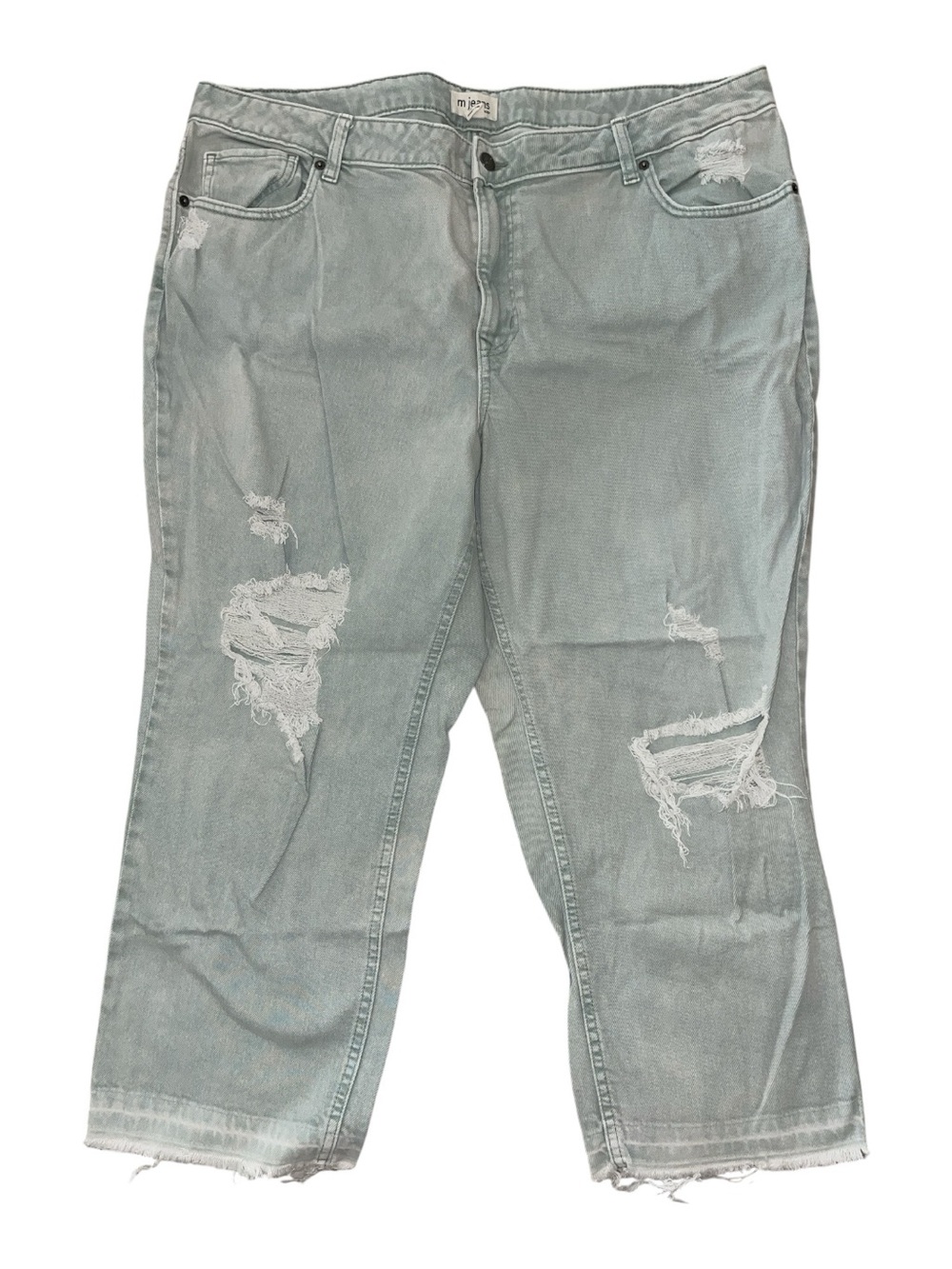 Maurices Cropped Green Jeans 20W